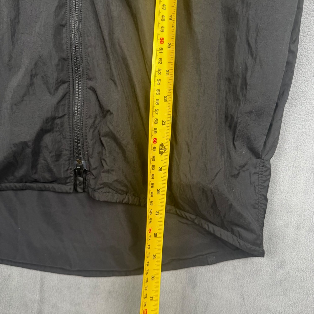 Lululemon Black seek the sky Longline Hooded Windbreaker Jacket Size 6 LW4BETS - Picture 7 of 9